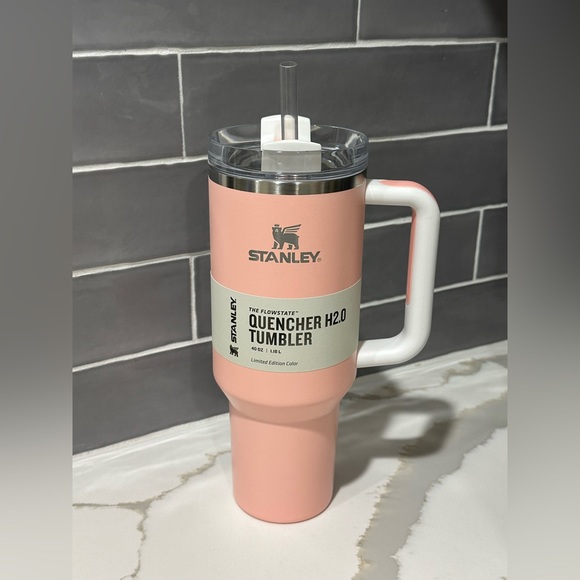 🍑TARGET x STANLEY -PEACH 40oz Stainless Steel H2.0 FlowState Quencher Tumbler🍑 - Picture 5 of 15